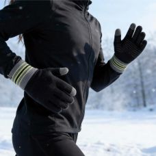 Рукавички водонепроникні Dexshell Ultra Thin Waterproof Running, p-p XL, чорно-жовтий