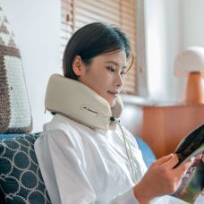 Подушка хлопчатобумажная для шеи, с памятью Naturehike CNK2450WS019, серая