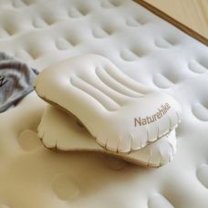 Подушка надувная ультралегкая Naturehike NH17T013-Z, 42х32 см, бежевая
