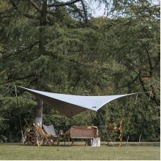 Тент для кемпинга Naturehike Whale NH21TM100, 460*485 см, серый