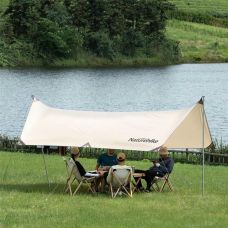 Тент для кемпинга Naturehike Girder NH20TM006, 150D, 300*438 см, золотой (с двумя стойками)