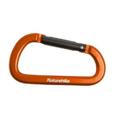 Карабин многофункциональный Naturehike D-type 80 мм NH15A001-H orange