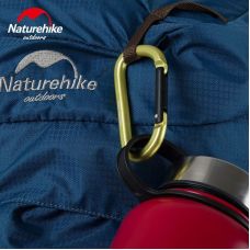 Карабин многофункциональный Naturehike D-type 80 мм NH15A001-H orange