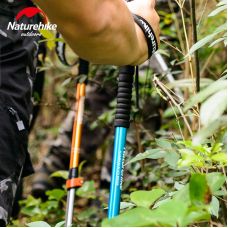 Трекинговая палка 3-сек. Naturehike Men ST 01 6061 AL NH17D001-Z, алюминий, голубая