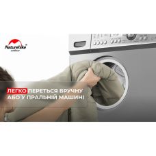 Спальник з капюшоном Naturehike M400 NH20MSD02, (1°C), правий, сірий