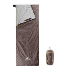 Спальник сверхлегкий Naturehike Summer LW180 NH21MSD09 правый, (15°C), p-p M, коричневый