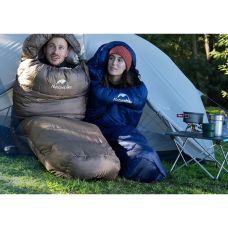 Спальник с капюшоном Naturehike MJ300 CNK2300SD014, темно-голубой