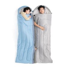 Спальник с капюшоном Naturehike L250 NH21MSD07, (9°C), правый, серый