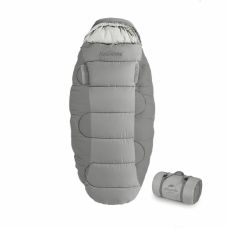 Спальный мешок овальный Naturehike PS200 NH20MSD03, правый, серый