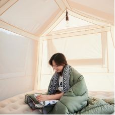 Спальный мешок Naturehike L150 NH20MSD05 (13°C) левый, темно-зеленый