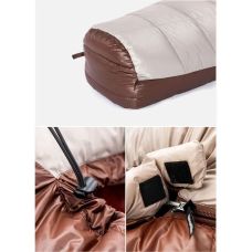 Спальник с натуральным пухом Naturehike Snowbird NH20YD001, р-р M, коричневый 350 г
