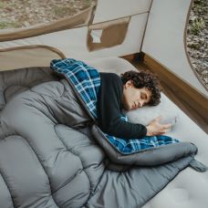 Спальний мішок з капюшоном Naturehike Clear Sky CNK2450WS042, сірий