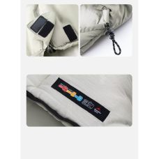 Спальный мешок с капюшоном Naturehike M300 CNK2350WS023, зеленый, левый