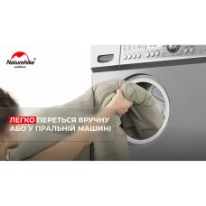 Спальник с капюшоном с обычным мешком для хранения Naturehike M400 CNK2350WS023, (1°C), левый, зеленый