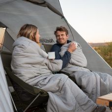 Спальный мешок двухместный Naturehike NH21MSD05, голубой