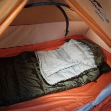 Спальник с капюшоном Naturehike U350 NH20MSD07, (1°C), правый, зеленый