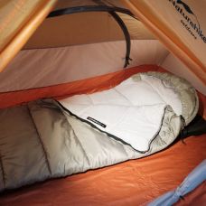 Спальник с капюшоном с обычным мешком для хранения Naturehike M400 CNK2350WS023, (1°C), левый, зеленый