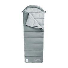 Спальник с капюшоном Naturehike M300 NH20MSD02, правый, серый