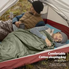 Спальный мешок Naturehike LW180 Mini NH21MSD04, левый, XL, темно-зеленый