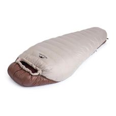 Спальник с натуральным пухом Naturehike Snowbird NH20YD001, р-р M, коричневый 350 г