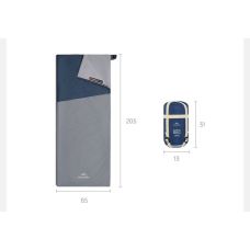 Спальный мешок Naturehike LW180 CNK2550WS026 Sunny Day PL01, (14°C) XL синий