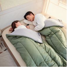 Спальный мешок Naturehike L150 NH20MSD05 (13°C) левый, темно-зеленый