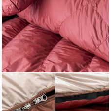 Спальник с натуральным пухом Naturehike Snowbird NH20YD001, р-р L, коричневый 980 г
