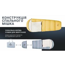 Детский спальник Naturehike С300 NH21MSD01, желтый