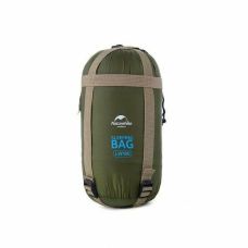Спальник сверхлегкий Naturehike Ultra light LW 180 NH15S003-D, (20°C), p-p M, правый, темно-зеленый
