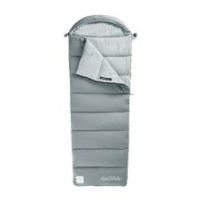 Спальник с капюшоном Naturehike M400 NH20MSD02, (1°C), левый, серый
