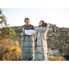 Спальный мешок с капюшоном Naturehike M300 CNK2350WS023, зеленый, правый
