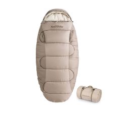 Спальный мешок овальный Naturehike PS300 NH20MSD03, правый, бежевый