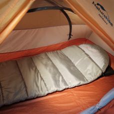 Спальник с капюшоном Naturehike M400 NH20MSD02, (1°C), правый, зеленый