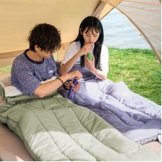 Спальник Naturehike H150 NH19S015-D, (18-25°C), р-р L, зеленый