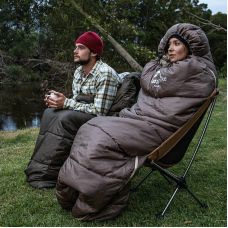 Спальник з капюшоном Naturehike U350 NH20MSD07, (1°C), коричневий