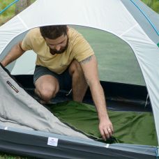Спальник сверхлегкий Naturehike LW180 NH21MSD04 правый (15°C), p-p XL, темно-зеленый