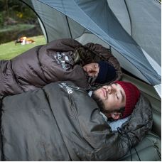 Спальник с капюшоном Naturehike U250 NH20MSD07, (6°C), левый, коричневый
