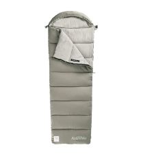 Спальний мішок з капюшоном Naturehike M300 CNK2350WS023, зелений, правий