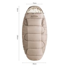 Спальний мішок овальний Naturehike PS300 CNK2350WS026, бежевий
