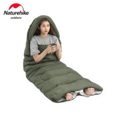 Спальный мешок Naturehike Y150L NH21MSD08, левый, темно-зеленый