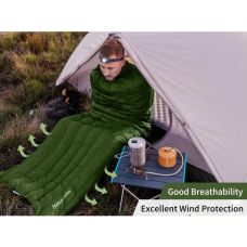 Спальный мешок с натуральным пухом Naturehike CWM400 CNK2300SD013, темно-голубой