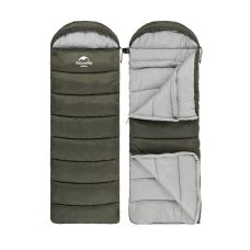 Спальник с капюшоном Naturehike U350 NH20MSD07, (1°C), левый, коричневый