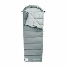 Спальник с капюшоном Naturehike M400 NH20MSD02, down cotton, серый