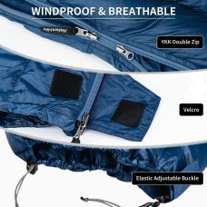 Спальный мешок с натуральным пухом Naturehike CWM400 CNK2300SD013, зеленый
