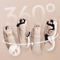 Спальний мішок овальний Naturehike PS200 CNK2350WS026, бежевий