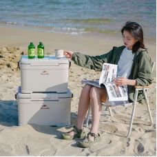 Туристический холодильник до 36 часов Naturehike CNK2300BS012, 30 л, бежевый