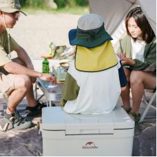 Туристический холодильник до 36 часов Naturehike CNK2300BS012, 30 л, бежевый