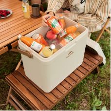 Туристичний холодильник Naturehike CNK2300BS011, 13 л, бежевий