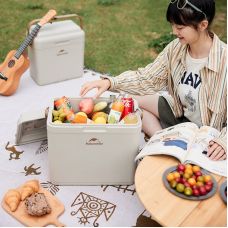 Туристичний холодильник Naturehike CNK2300BS011, 9 л, бежевий
