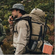 Рюкзак туристичний Naturehike NH70B070-B, 70 л + 5 л, світло-коричневий